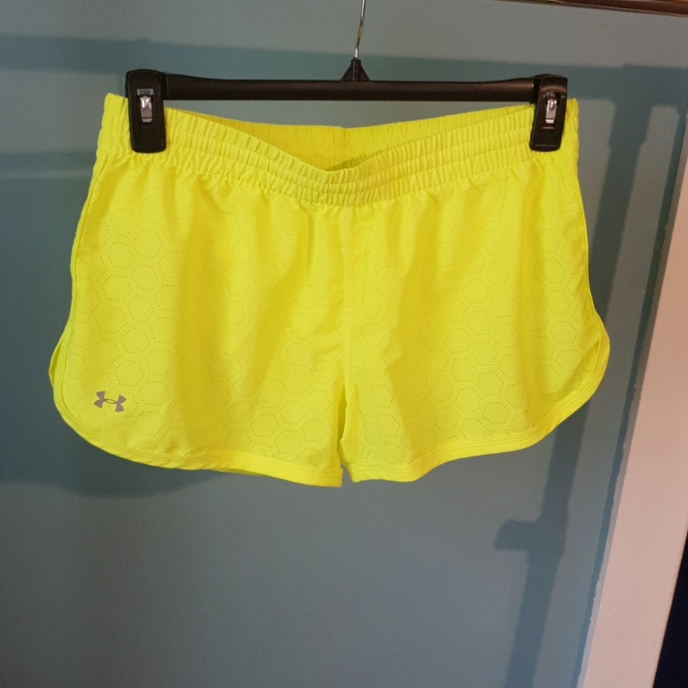 Under Armour neon shorts ( Never worn )